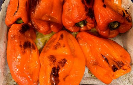 La cocina de Elena. PImientos Asados