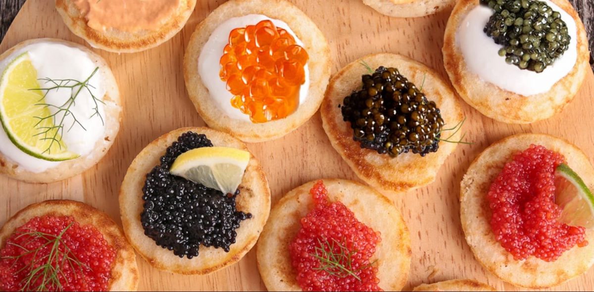 Teriyaki Blinis with Caviars - Ingredientes Premium para tus Recetas  Favoritas: Descubre las Últimas Tendencias Gastronómicas en Pastelería y más